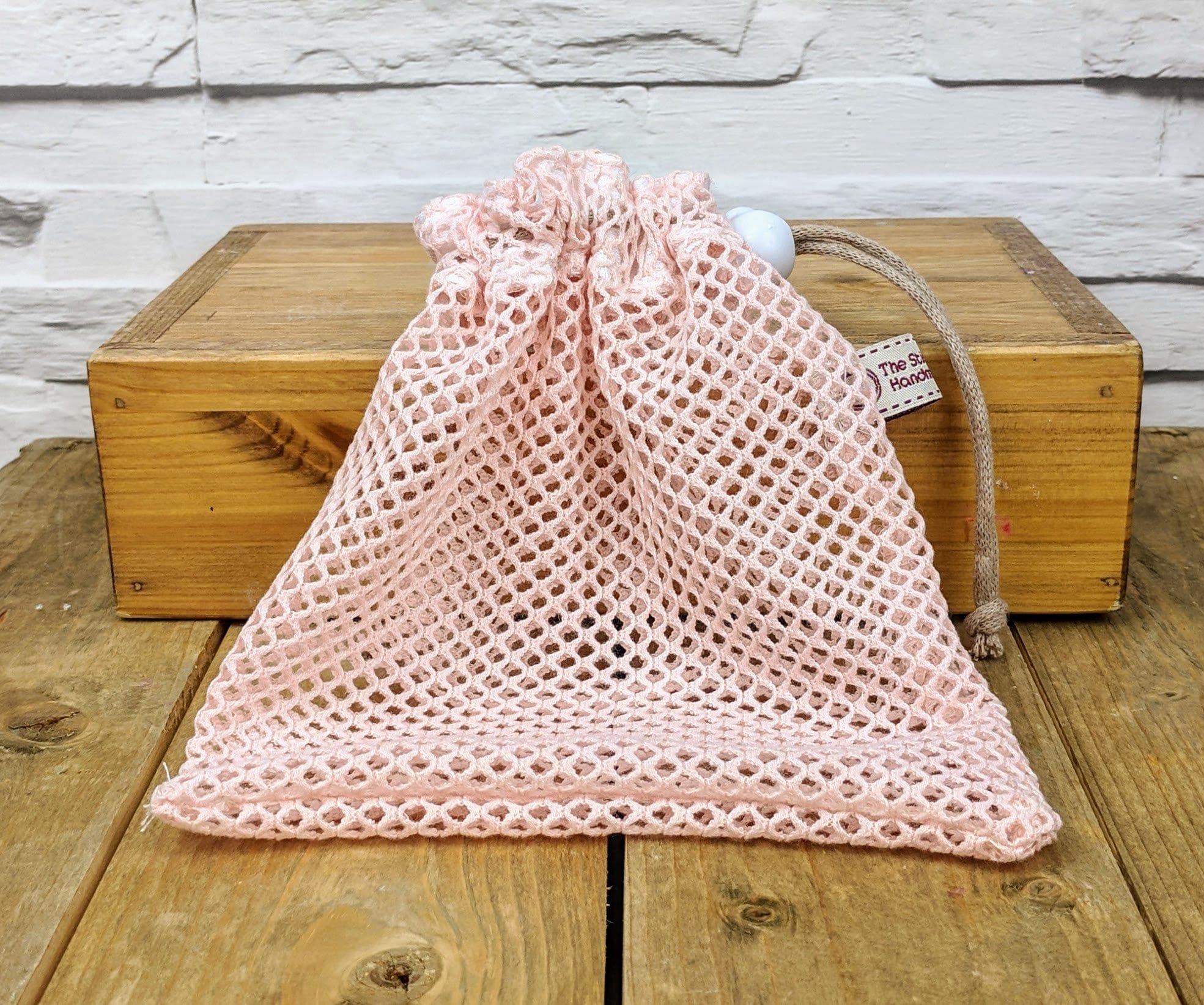 Reusable Small Mesh Wash /Laundry Bag in Pink or White