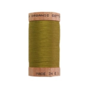 Organic sewing thread, Scanfil Chartreuse 4823
