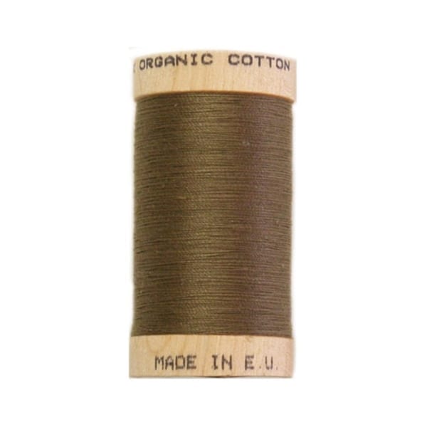 Organic sewing thread, Scanfil Khaki 4824