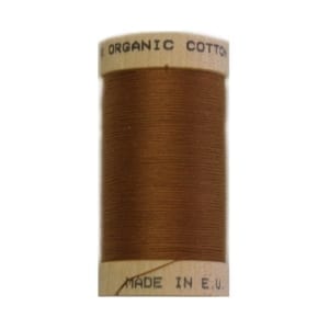 Organic sewing thread, Scanfil Light Brown 4827
