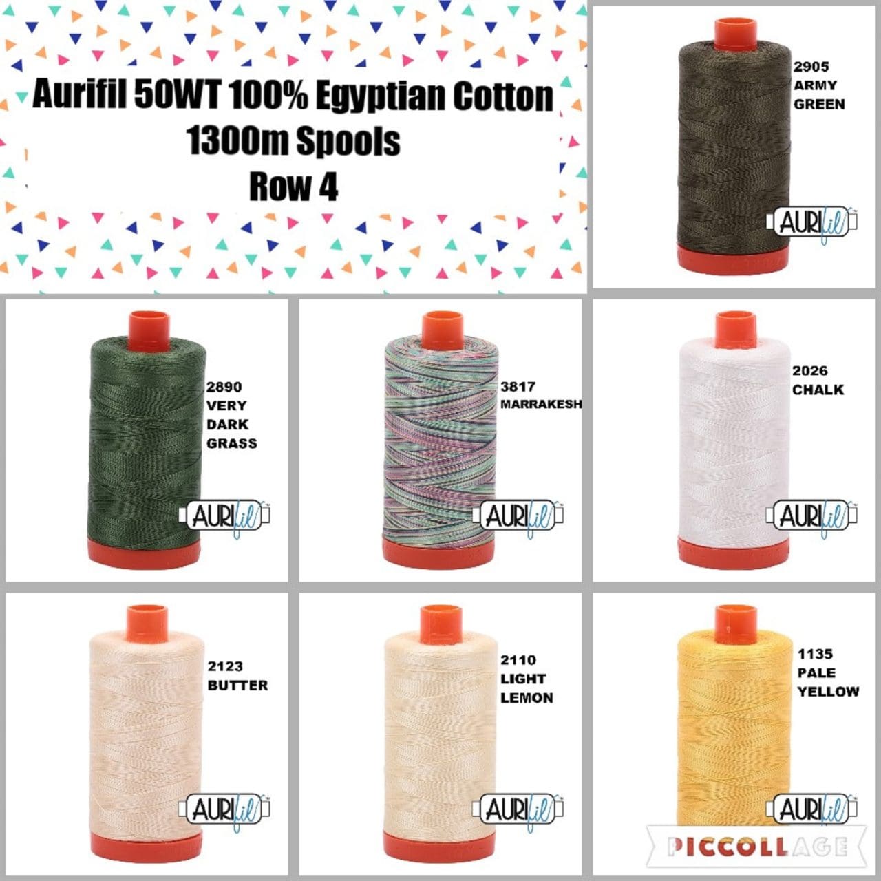 Aurifil 50 wt cotton thread, 1300m, Muslin (2311)