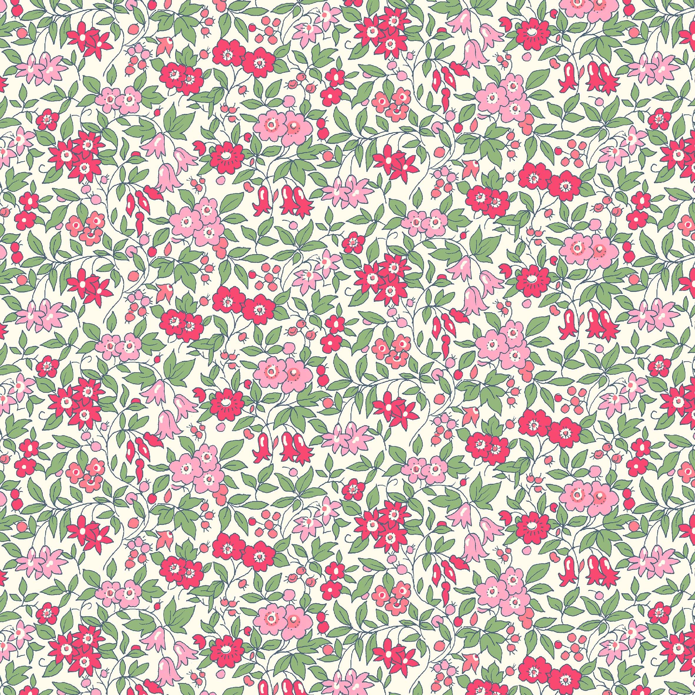 Liberty Fabric, Show Mid Forget Me Not Blossom Pink. Beautiful Lasenby Cotton for quilting, patchwork sewing projects. – The Stitchery Dorset