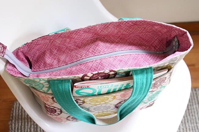 Multi Pocket Tote Bag Patterns  Intermediate  Advanced Sewing Patterns