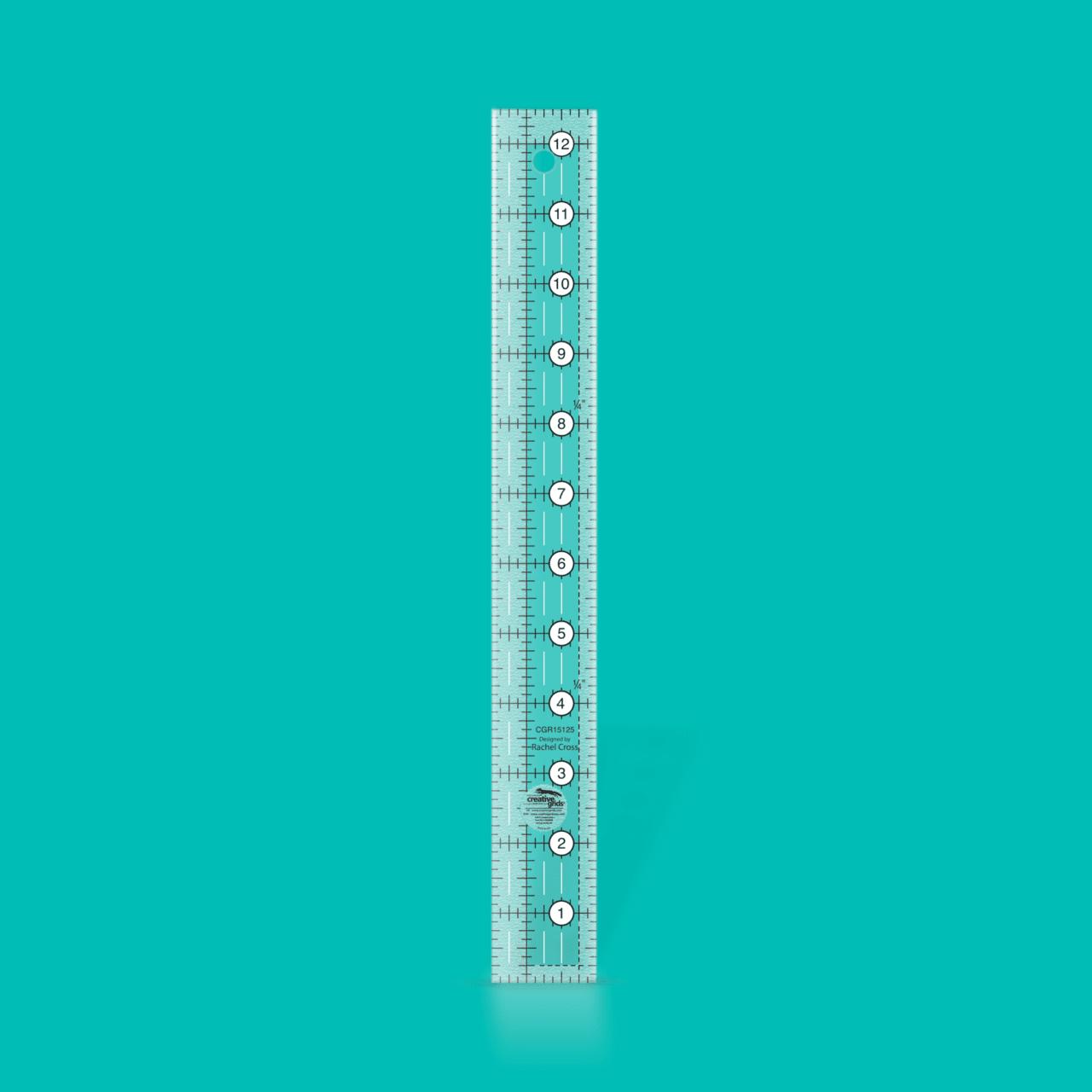 Add-a-quarter ruler 12 inch